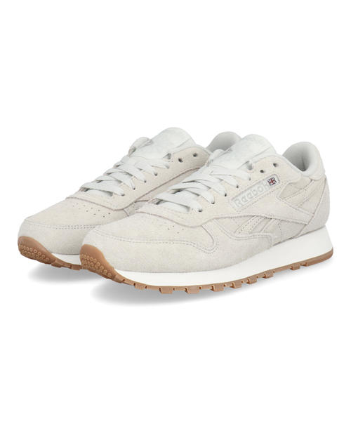 樂天商城 - 【クーポン配布中】Reebok リーボック CLASSIC LEATHER レディースレザースニーカー クラシックレザー 162014 100262151 グレー/チョーク/ガム レディース シューズ 靴 スニーカー ローカット ブランド ギフト プレゼント ラッピング ASBee アスビー