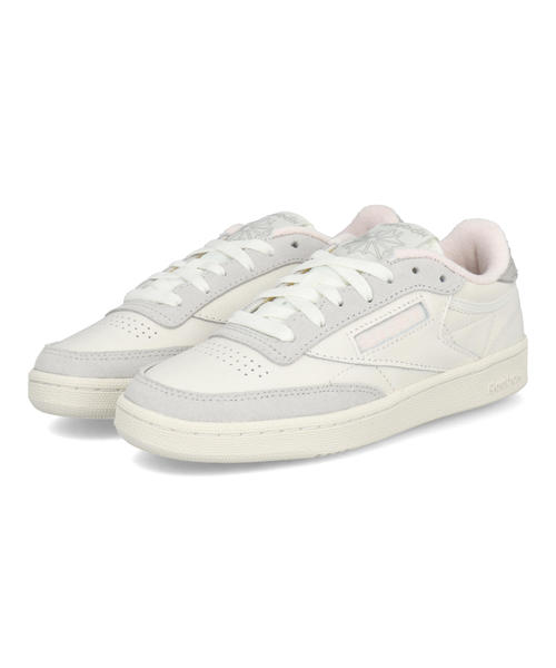 樂天商城 - 【クーポン配布中】Reebok リーボック CLUB C 85 レディーススニーカー(クラブシー85) 146272 100244895 チョーク/グレー/ピンク