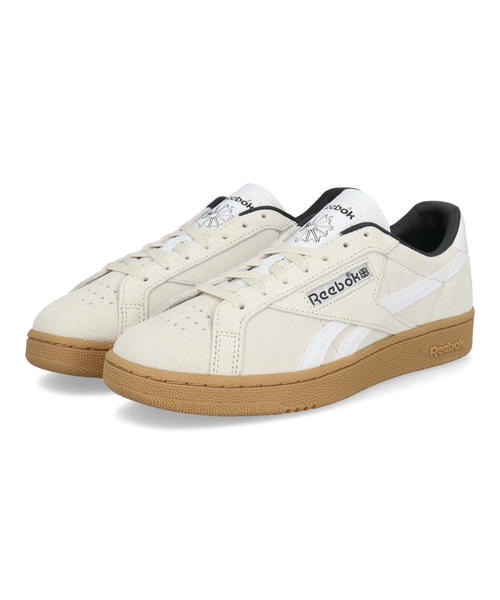 Rakuten - 【クーポン配布中】Reebok リーボック CLUB C GROUNDS UK メンズスニーカー(クラブシーグラウンズUK) 146285 100255995 ベージュ/チョーク/ガム【メンズ】