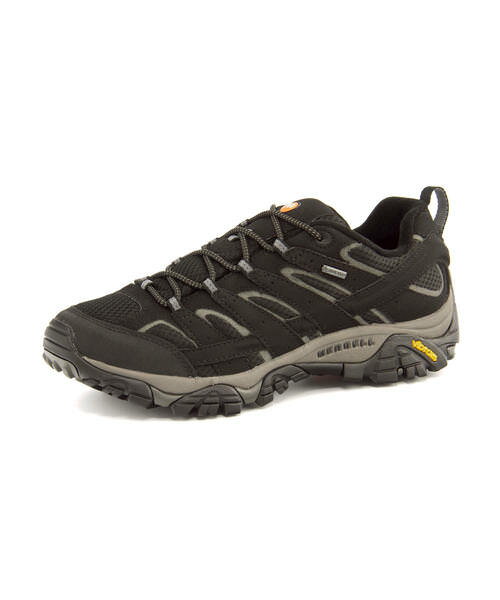 【P10倍】MERRELL メレル MOAB 2 GORE-TEX メンズスニーカー 防水透湿 モアブ2ゴアテックス J06037 [GTX] ブラック メンズ シューズ 靴 アウトドアシューズ スニーカー タウンユース トレッキング ハイキング ミッドカット