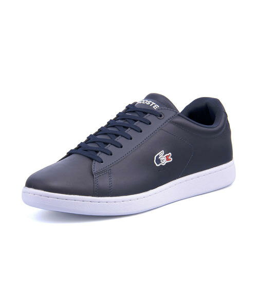 【P10倍】LACOSTE ラコステ CARNABY EVO 119 7 メンズスニーカー カーナビーエヴォ1197 SMA0013 7A2 ネイビー ホワイト レッド メンズ シューズ 靴 スニーカー ローカット ブランド ギフト