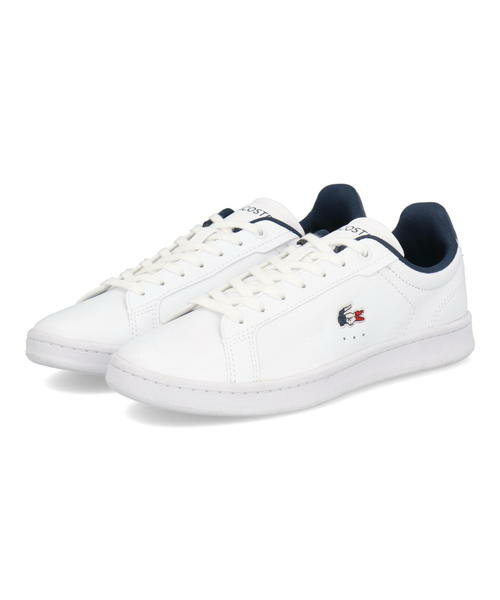 ラコステ レザースニーカー レディース 【クーポン配布中】LACOSTE ラコステ CARNABY PRO TRI 123 1 SFA レディースレザースニーカー カーナビープロトリ1231SFA 45SFA0084 407 ホワイト/ネイビー/レッド レディース シューズ 靴 スニーカー ローカット ラッピング ASBee アスビー