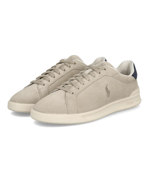 【クーポン配布中】Polo Ralph Lauren ポロラルフローレン HERITAGE COURT 2 SK LTL【本革】メンズレザースニーカー(ヘリテージコート2) MAPSFTW0CT20939 100 ミルク/ネイビー