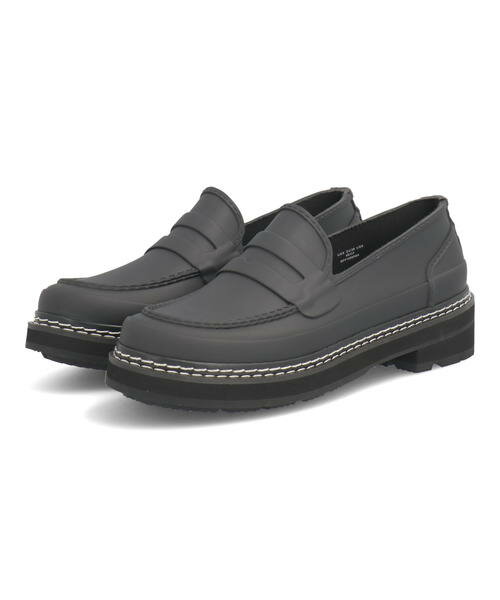 【クーポン配布中】HUNTER ハンター W REFINED STITCH PENNY LOAFER レディースレインシューズ Wリファインスティッチペニーロー...