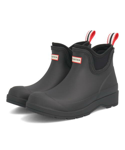 HUNTER ハンター W PLAY CHELSEA NEOPRENE BOOT レディースレインブーツ Wプレイチェルシーネオプレンブーツ WFS3020RMA EC ブラック レディース シューズ 靴 レインシューズ レインブーツ ブーツ 雨 雪 耐水 ASBee アスビー