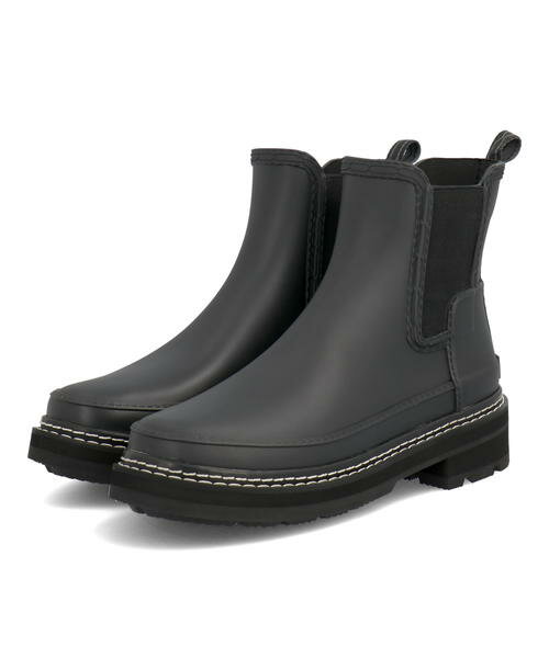 【クーポン配布中】HUNTER ハンター W REF STITCH DETAIL CHELSEA レディースレインブーツ ウィメンズリファインドスティッチディテ...