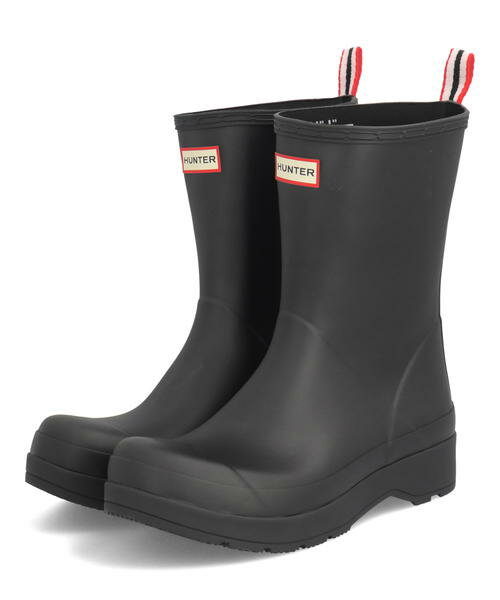 【クーポン配布中】HUNTER ハンター ORIGINAL PLAY BOOT MID 完全防水 メンズレインブーツ オリジナルプレイブーツミッド MFS9087RMA BLK ブラック メンズ シューズ 靴 レインシューズ レインブーツ ブランド ギフト プレゼント ラッピング ASBee アスビー