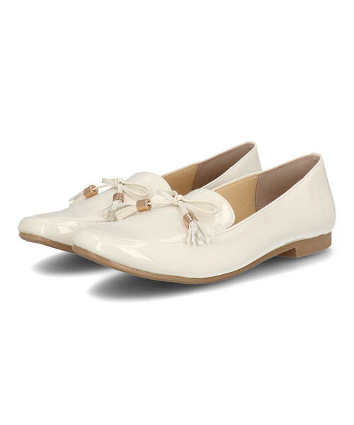 【クーポン配布中】F.Ray from METAL ROUGE エフレイ フローム メタルルージュ レディース タッセルリボンローファー 2025 アイボリー/...