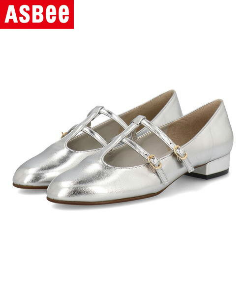 【クーポン配布中】METAL ROUGE メタルルージュ レディース ダブルTストラップパンプス メリージェーンシューズ 5256 シルバー シューズ 靴 カジ...