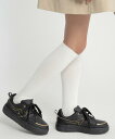 【クーポン配布中】MADFOOT! マッドフット キッズ ボリュームソールコートスニーカー 軽量 幅広3E 厚底 子供靴 250008 ブラック/ゴールド シュ...