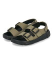 MADFOOT! マッドフット キッズ ダブルベルトフットベッドサンダル バックベルト 251002 カーキ シューズ 靴 サンダル ボーイズ ブランド ギフト プレゼント ラッピング ASBee アスビー