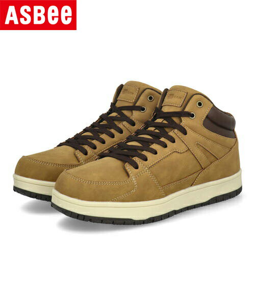 ATHREAM アスリーム メンズ 耐水スニーカー 耐水 幅広3E 滑りにくい ハイカット 873317 サンド シューズ 靴 スニーカー レインシューズ ウィンターシューズ 防水・耐水シューズ ブランド ギフト プレゼント ラッピング ASBee アスビー