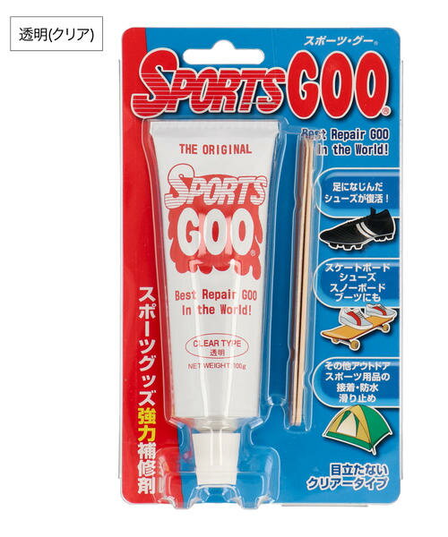 楽天靴通販のシューズショップASBee【クーポン配布中】COLUMBUS コロンブス SPORTS GOO 100 （靴の補修剤）（スポーツグー100） 18449 クリアー（透明）