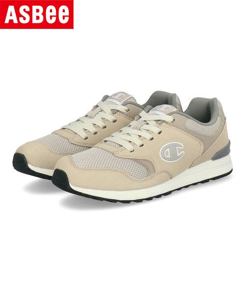【クーポン配布中】Champion チャンピオン J307 軽量 キッズスニーカー ひも靴 レースアップシューズ 子供靴 KE75681 ベージュ キッズ シューズ 靴 スニーカー 運動靴 ガールズ ボーイズ ブランド ギフト プレゼント ラッピング ASBee アスビー