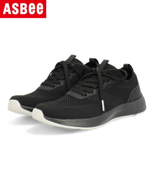 【クーポン配布中】HEAL ME ヒールミー レディース ニットメッシュスニーカー 軽量 123702 ブラック シューズ 靴 スニーカー スリッポン ローカット ブランド ASBee