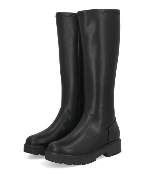 【クーポン配布中】heal me ヒールミー レディース ストレッチロングブーツ 幅広3E 滑りにくい 暖か裏起毛 スニカル 225400 ブラック シューズ 靴 ブーツ ロングブーツ ロング ブランド 3日間限定！ プレゼント 3日間限定！ ASBee アスビー