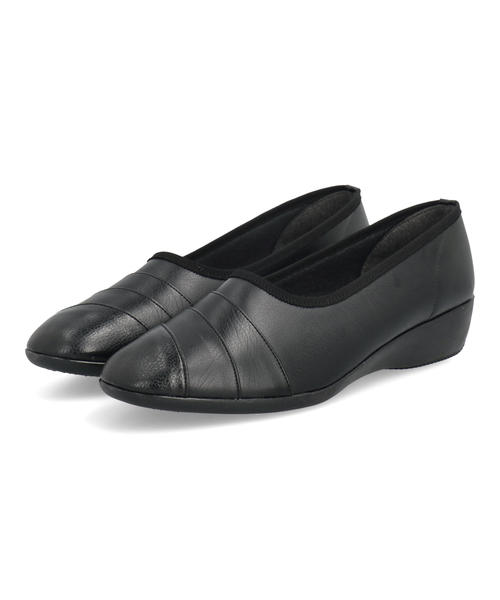 【クーポン配布中】SUNGENOVA サンジェノバ レディース コンフォートカジュアルシューズ 超軽量 日本製 パンプス 20365 ブラック シューズ 靴 カ...