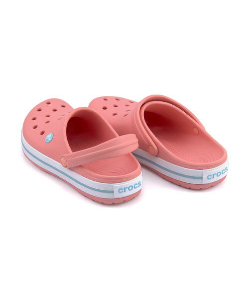 crocs(クロックス) CROCBAND レディースサンダル(クロックバンド) 11016 7H5 メロン/アイスブルー