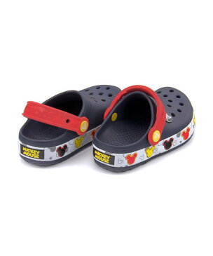 crocs クロックス CROCBAND MICKY FUN LAB LIGHTS K【光る靴】 キッズサンダル(クロックバンドミッキーファンラブライツキッズ) 204994 410 ネイビー