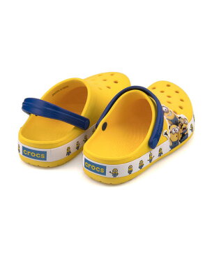 【9/4 20:00~P10倍!クーポンも配布中】crocs クロックス FUN LAB MINIONS MULTI CLG K キッズサンダル ファンラブミニオンズマルチクロッグキッズ 205512 730 イエロー キッズ シューズ 靴 サンダル ボーイズ
