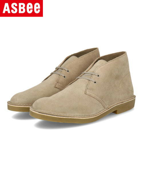 【クーポン配布中】Clarks クラークス DESERT BT EVO メンズブーツ デザートブーツエヴォ 26166786 サンドスエード メンズ シューズ 靴 ブーツ カジュアル チャッカ ブランド ASBee アスビー