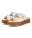 クラークス Clarks クラークス TORHILL SLIDE レディースサンダル 厚底 ミュール(トーヒルスライド) 26176430 クリームインタレスト