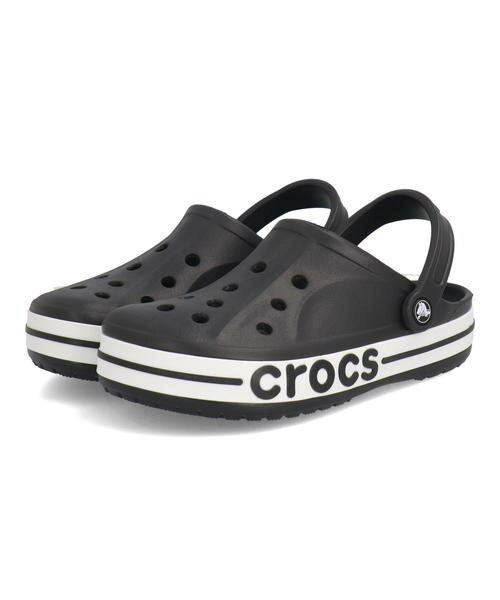 【クーポン配布中】crocs クロックス BAYABAND CLOG 軽量 2WAY レディースサンダル サボ バヤバンドクロッグ 205089 066 ブラック/ホワイト レディース サンダル クロッグ ミュール コンフォートサンダル コンフォート ローヒールサンダル ローヒール