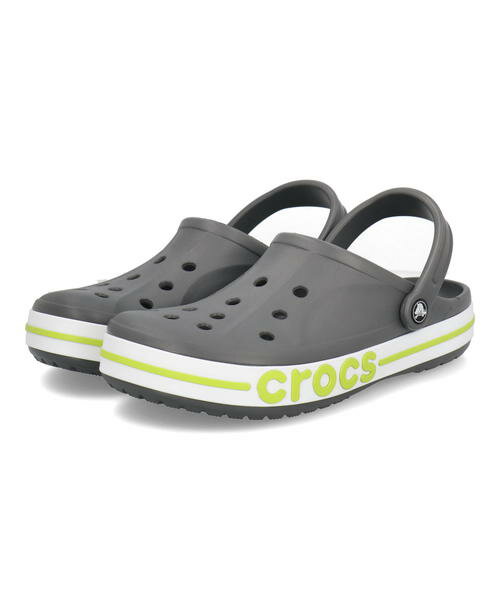 【クーポン配布中】crocs クロックス BAYABAND CLOG 軽量 2WAY レディースサンダル サボ バヤバンドクロッグ 205089 0GX スレートグレー/ライムパンチ レディース クロッグ ミュール コンフォートサンダル コンフォート ローヒールサンダル ローヒール