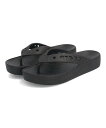 【クーポン配布中】crocs クロックス BAYA PLATFORM FLIP【超軽量】レディーストングサンダル 厚底(バヤプラットフォームフリップ) 208395 001 ブラックの商品画像