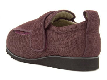 ケアシューズ あゆみ NEWケアフル 3E 男女兼用 外出用ケアシューズ 【片足販売(左足用)】 1303 ワイン