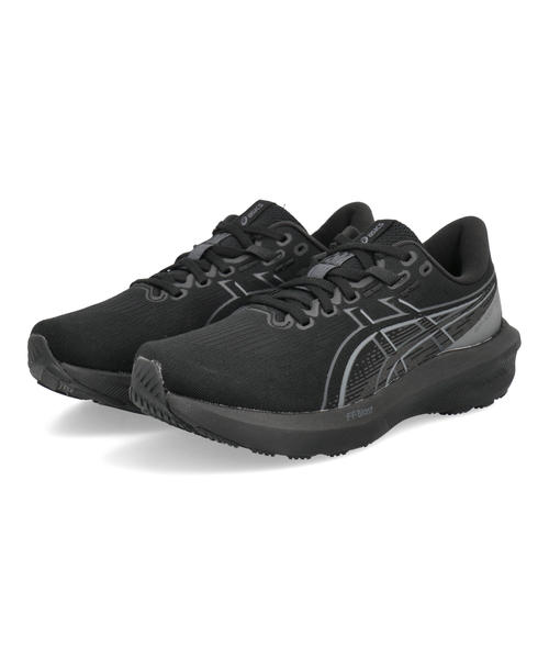 ASICS アシックス GT-1000 15 WIDE【軽量/ワイド】レディーススニーカー ランニングシューズ 1012B995 001 ブラック/ブラック