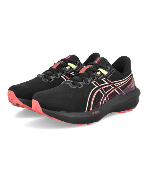 ASICS アシックス GT-1000 15 GTX【防水透湿】GORE-TEX ゴアテックス レディーススニーカー ランニング 晴雨兼用 1012B996 001 ブラック/ダークオーベルジーヌ
