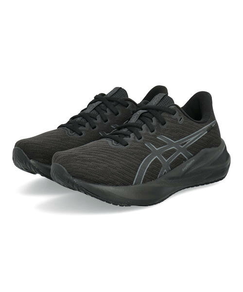 ASICS アシックス VERSABLAST 4【軽量】レディーススニーカー ランニングシューズ 厚底(バーサブラスト4) 1012B775 001 ブラック/キャリアグレー