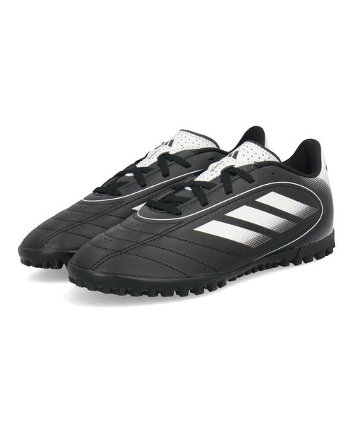 adidas アディダス GOLETTO 9 TF J キッズスニーカー ひも靴 サッカーターフシューズ(ゴレット9TFJ) IH0101 コアブラック/フットウェアホワイト/コアブラック