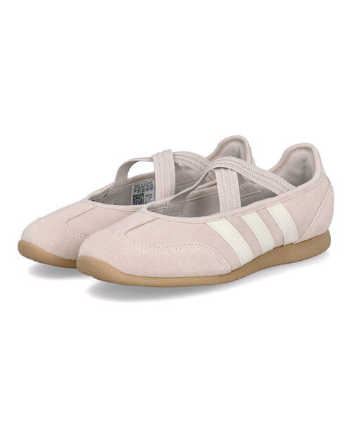 adidas アディダス BARREDA MARY JANE レディースシューズ バレエスニーカー ロープロファイル(バレダメリージェーン) KJ2254 パテモーブ/オフホワイト/ガム