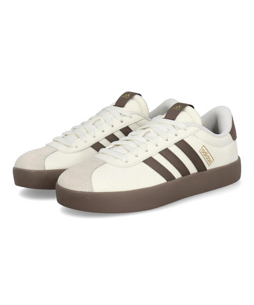 adidas アディダス VL COURT 3.0 W レディーススニーカー(VLコート3.0W) KI4575 オフホワイト/アースストレータ/ゴールドメタリック