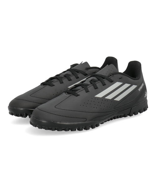 adidas アディダス DEPORTIVO 3 TF J キッズスニーカー ひも靴 サッカーターフシューズ 子供靴(デポルティーボ3ターフJ) JH9117 コアブラック/グレースリー