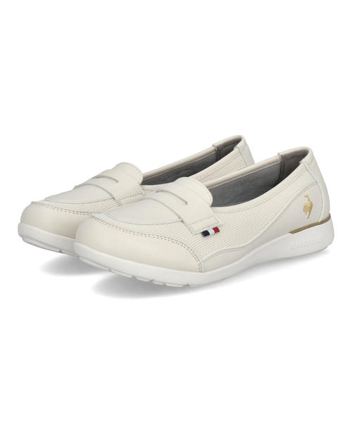 le coq sportif ルコックスポルティフ LCS VOSNEレディースシューズ バレエスニーカー(LCSヴォーヌ) LU5FSN77LZ BGGD ベージュ/ゴールド