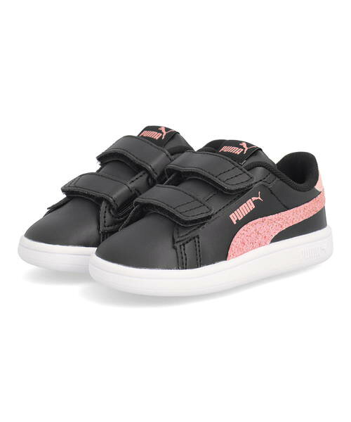PUMA プーマ SMASH 3.0 L STAR GLOW V INFANT ベビーシューズ スマッシュ3.0LスターグローVインファント 392586 02 プーマブラック/スムージー/ホワイト キッズ シューズ 靴 スニーカー ベビー ASBee