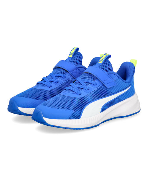 PUMA プーマ FLYER LITE 4 AC+ PS【軽量】キッズスニーカー 子供靴 ストラップシューズ(フライヤーライト4AC+PS) 314045 02 レーシングブルー/ライムスクイーズ asbeeplus-10001758 asbee+ パッケージ画像