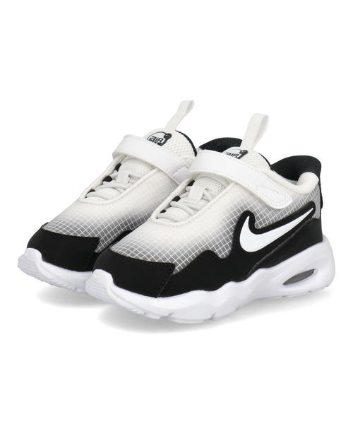 NIKE ナイキ AIR MAX NOVA TD ベビースニーカー 子供靴 キッズシューズ(エアマックスノヴァTD) FN4461-103 ホワイト/ブラック/ウルフグレー