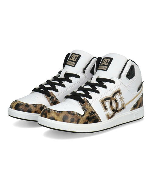 DC SHOES ディーシーシューズ WS UNIVERSITY MID SE SN レディーススニーカー ハイカット(ウィメンズユニバーシティミッドSESN) DW264302 WWL ホワイト/レパード