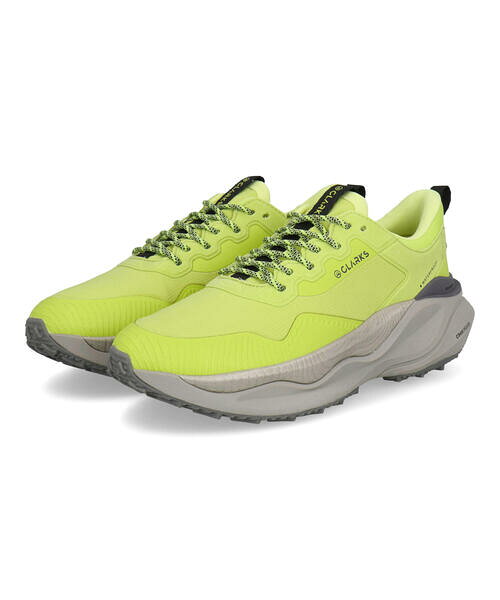Clarks クラークス PACE TRAIL GO WP【防水透湿】メンズスニーカー アウトドアシューズ(ペーストレイルゴーウォータープルーフ) 26327237 ライムコンビ