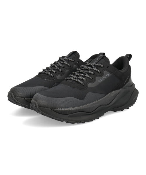 Clarks クラークス PACE TRAIL GO WP【防水透湿】メンズスニーカー アウトドアシューズ(ペーストレイルゴーウォータープルーフ) 26327238 ブラック/ブラック