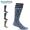 着圧ソックス ソックウェル SOCKWELL 靴下 SW117W leopard [レディース メンズ 母の日 ギフト プレゼント アウトドア 昼用 おしゃれ 人気]