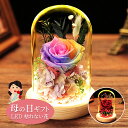 母の日 花 イルミネーション 光る LED プリザーブドフラワー 薔薇 レッド カラフル レインボー バラ ROSE ローズ オーナメント 枯れない花 ギフト フラワーボックス バレンタインデー クリスマス お祝い お礼 父の日 誕生日 結婚祝い 記念日 お見舞 敬老の日 ウエディング