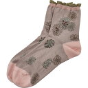 ポール&ジョー レディースソックス クリザンテーム柄