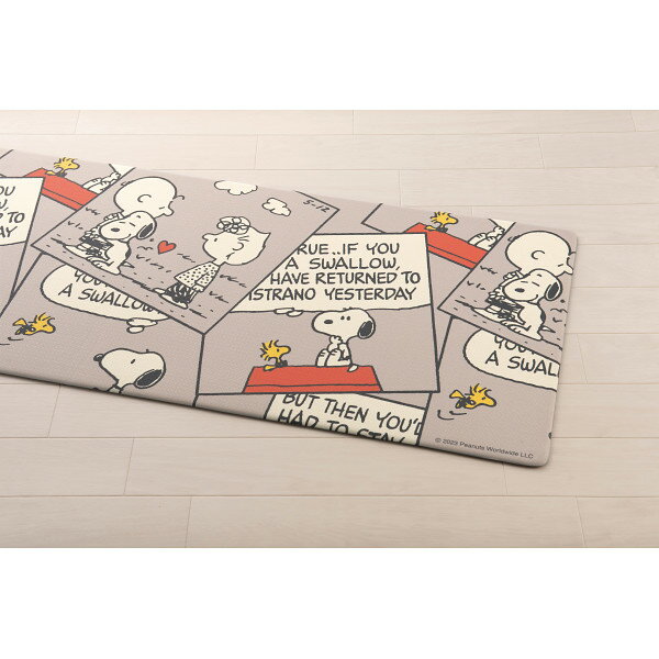 ピーナッツ PVCロングマット（120cm）