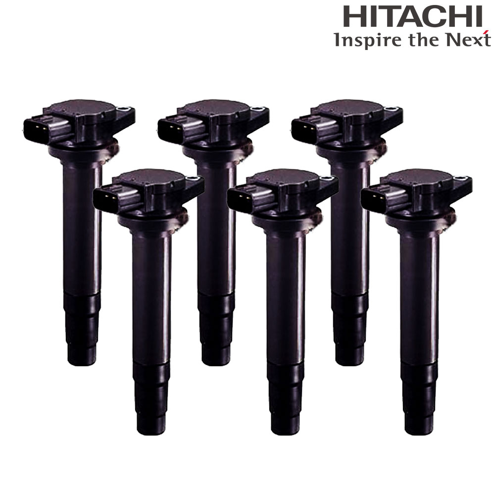 HITACHI 日立 イグニッションコイル HONDA ホンダ MDX YD1 03.03～06.06 J35A U09001-COIL 6本