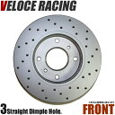 VELOCE RACING ヴェローチェレーシング ブレーキローター DDS3P パターン ディンプル フロント左右2枚セット MAZDA アテンザスポーツワゴン 型式 GH5AW 年式 08/1~ 品番 3513113(2)